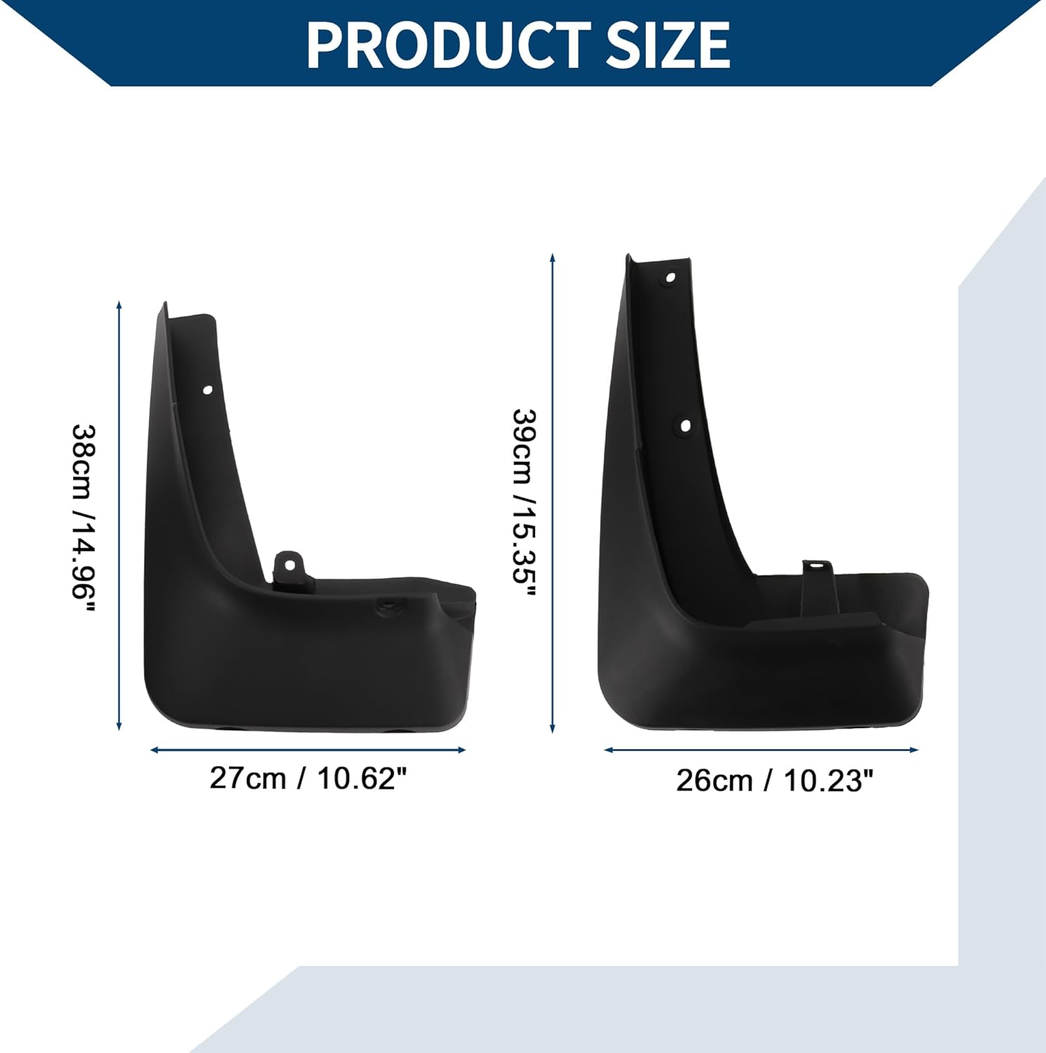 Mud Flaps Splash Guards W/Mount Accessories for BMW X5 M(Sport) 2014-2018 Front and Rear Mud Guards 1 Set