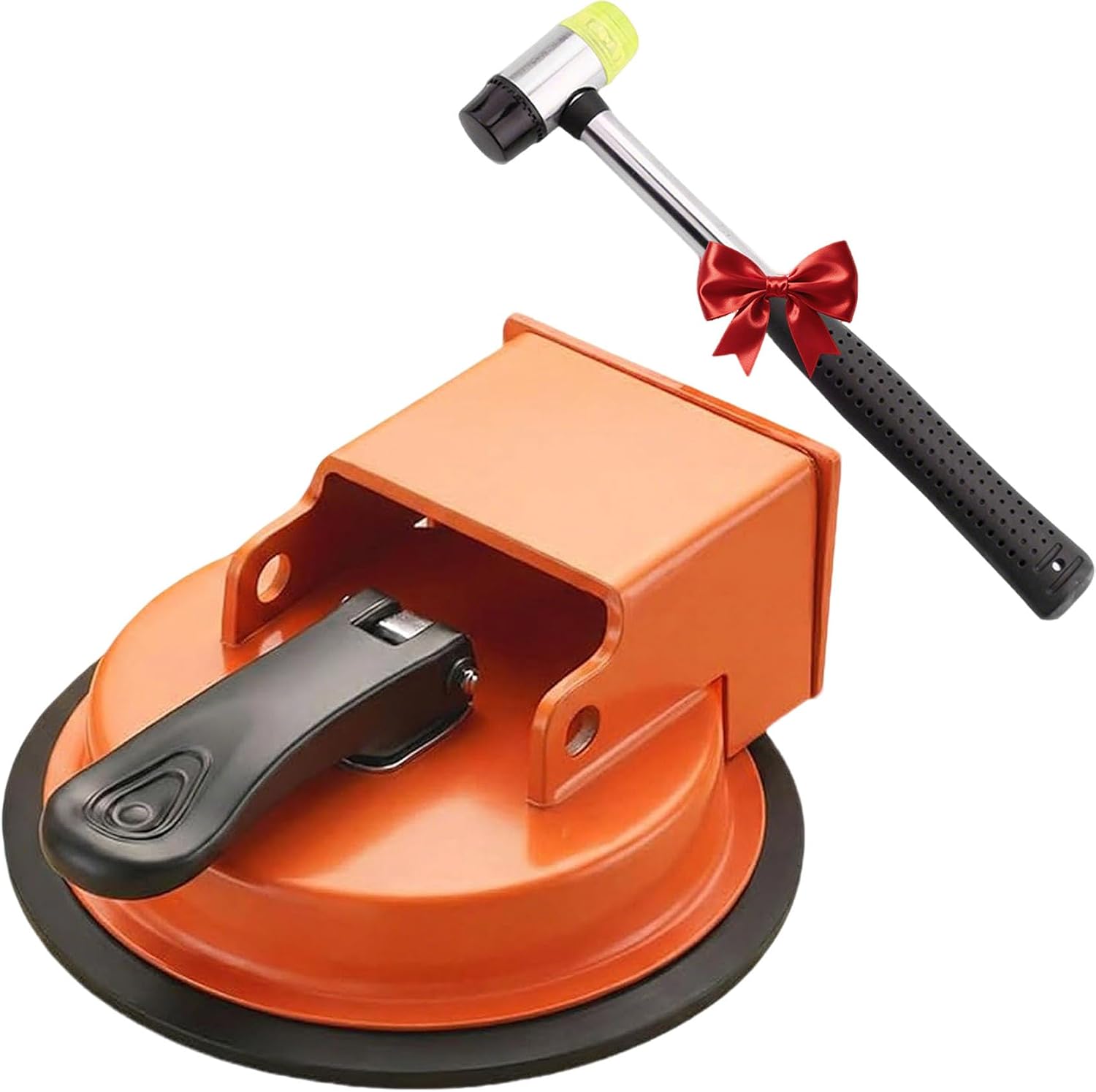 Floor Gap Fixer Tool For Vinyl Plank Flooring, 4.65in/11.8cm Heavy Duty Suction Cup Plank Grabber, Heavy Duty Floor Gap Fixer Suction Cup, For Vinyl, Wood, Laminate Floors (2pcs)