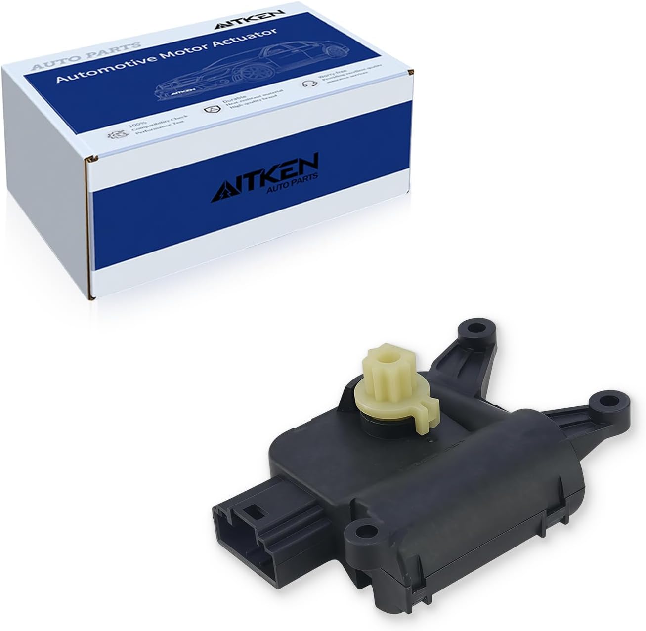 AITKEN HVAC Blend Door Actuator Central Flap Positioning Motor for Volkswagen Golf 2003-2016 Audi A3 2003-2025 Seat Altea 2004-2025 Replace# 1K0907511.