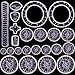 Produktbild SevenMy 22 Teile Spirograph Zeichenset Spirograph-Set aus Kunststoff