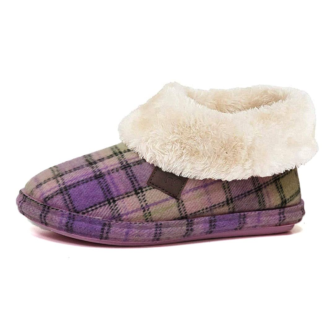 Jo & JoeGlenroyal Womens Oatmeal Tartan Bootie