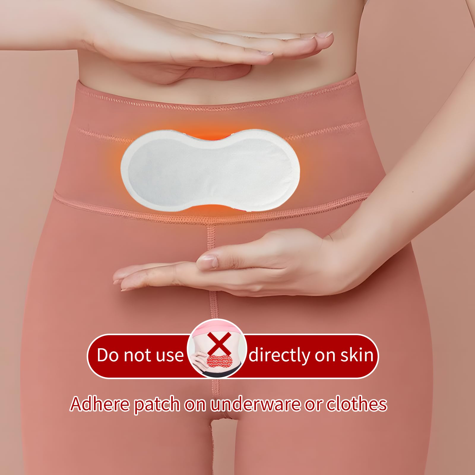 Cerotti termici per sollievo mestruale, 10 pezzi per crampi mestruali e mal di schiena | Cerotti per terapia del calore mestruale, riscaldatori attivati dall'aria, fino a 10 ore di calore, regali per la mamma