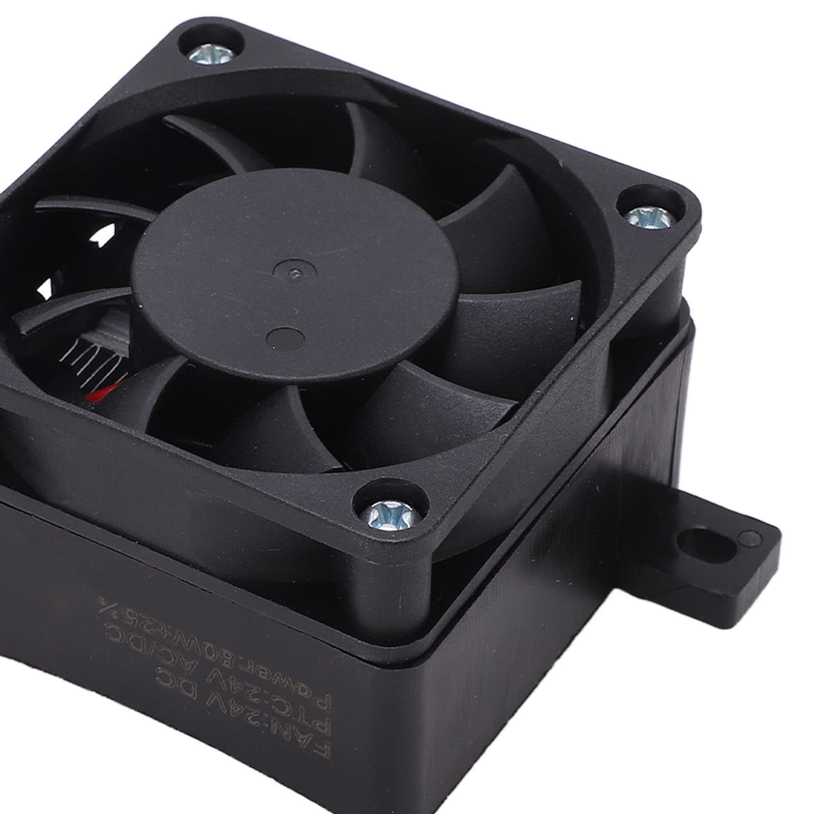 Réchauffeur d'air PTC 24V, Réchauffeur Électrique PTC à Température Constante, 30S Chauffage Rapide Isolation à Température Constante 80W Ventilateur De Chauffage pour Petit Espace de Voiture