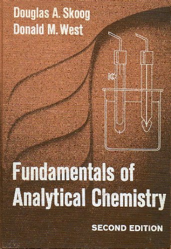 Fundamentals of analytical chemistry 0030753902 Book Cover