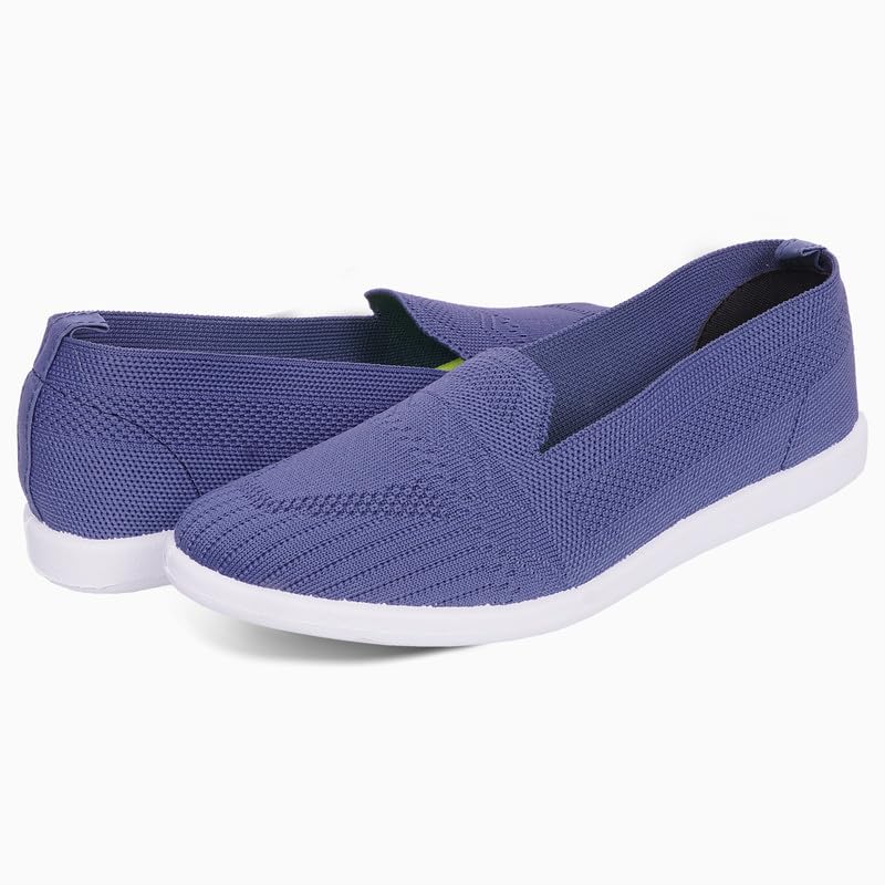 Image of Liberty Flexible Memory Foam Women's Shoes-Classic-01-Sky Blue-07
