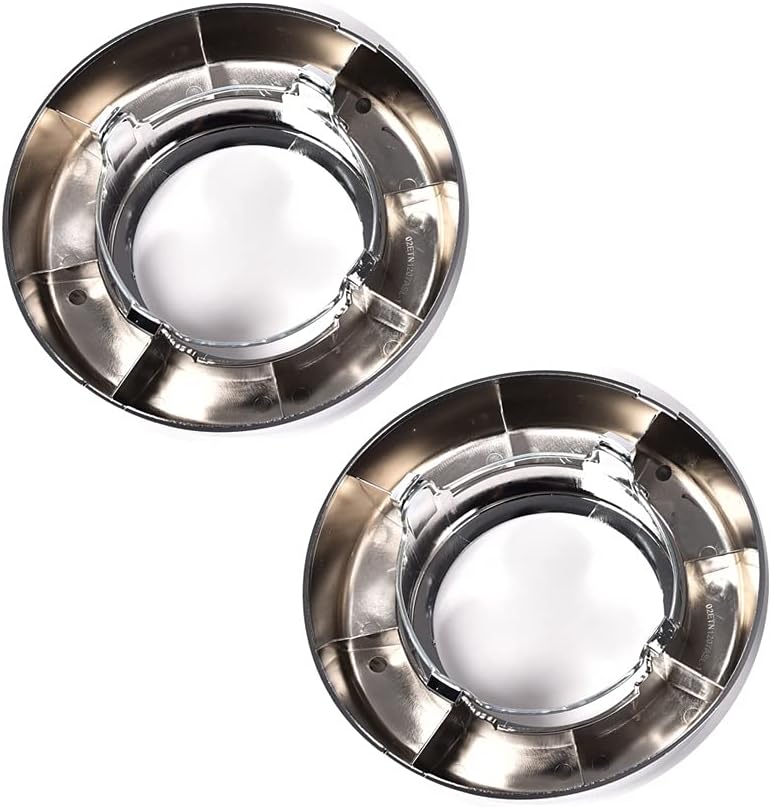 VRracing 2PCS Wheel Center Caps Compatible with 1994-2008 Ford Van E150 E250 E350 F250 F350 Wheel Chrome Center Hub Caps Pair