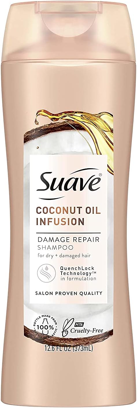 Suave Professionals Damage Repair Shampoo Coconut Oil Infusion 12.6 oz