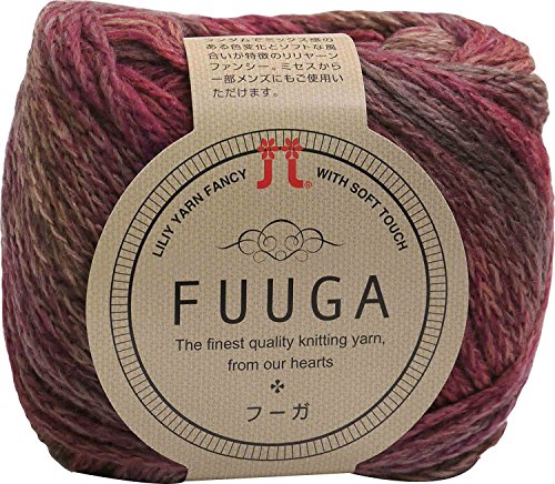 ハマナカ フーガ 毛糸 極太 col.6 レッド 系 40g 約120m 10玉セット 0018