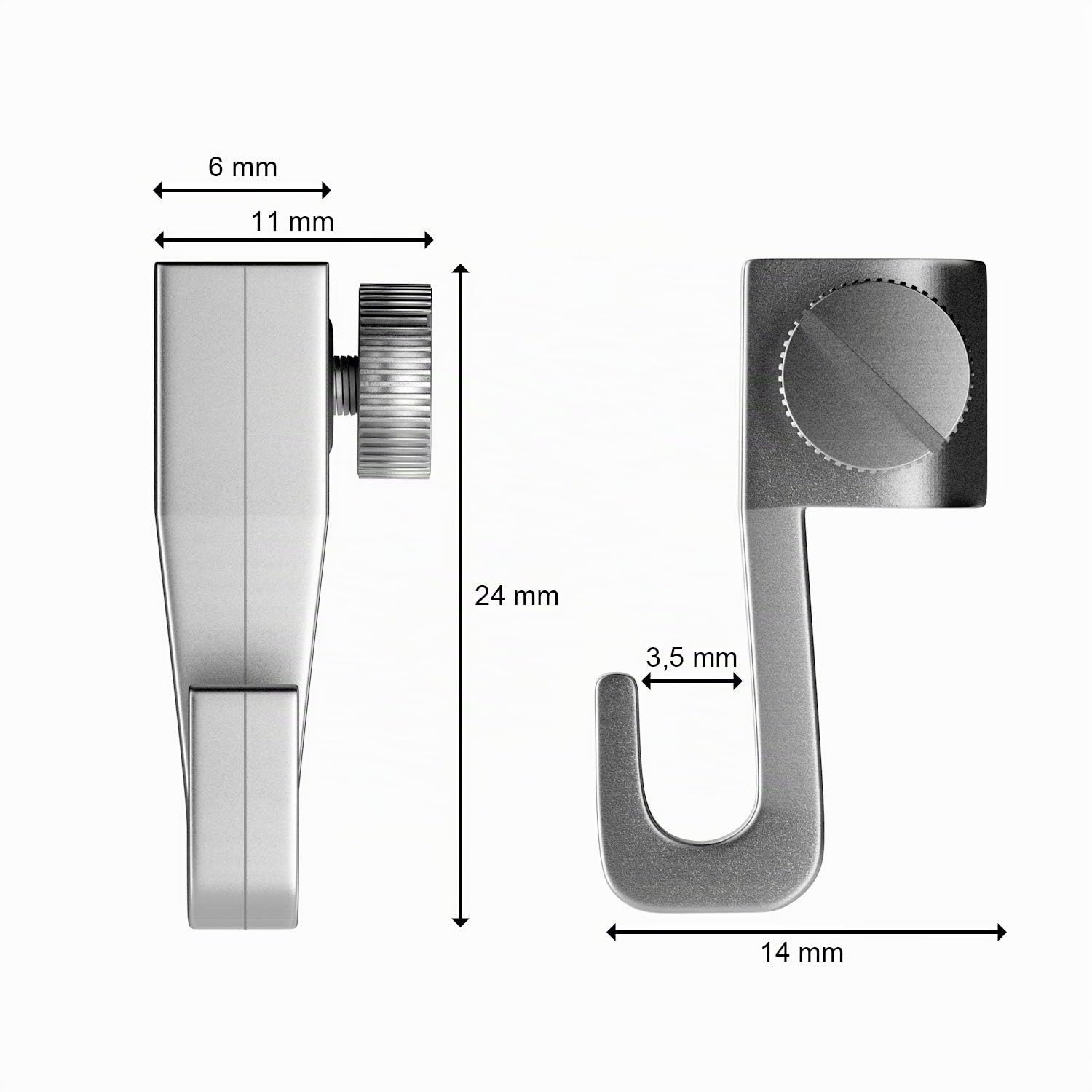10 Meter Bilderschienen Galerieschienen - Komplett Set in weiß von Hang-it
