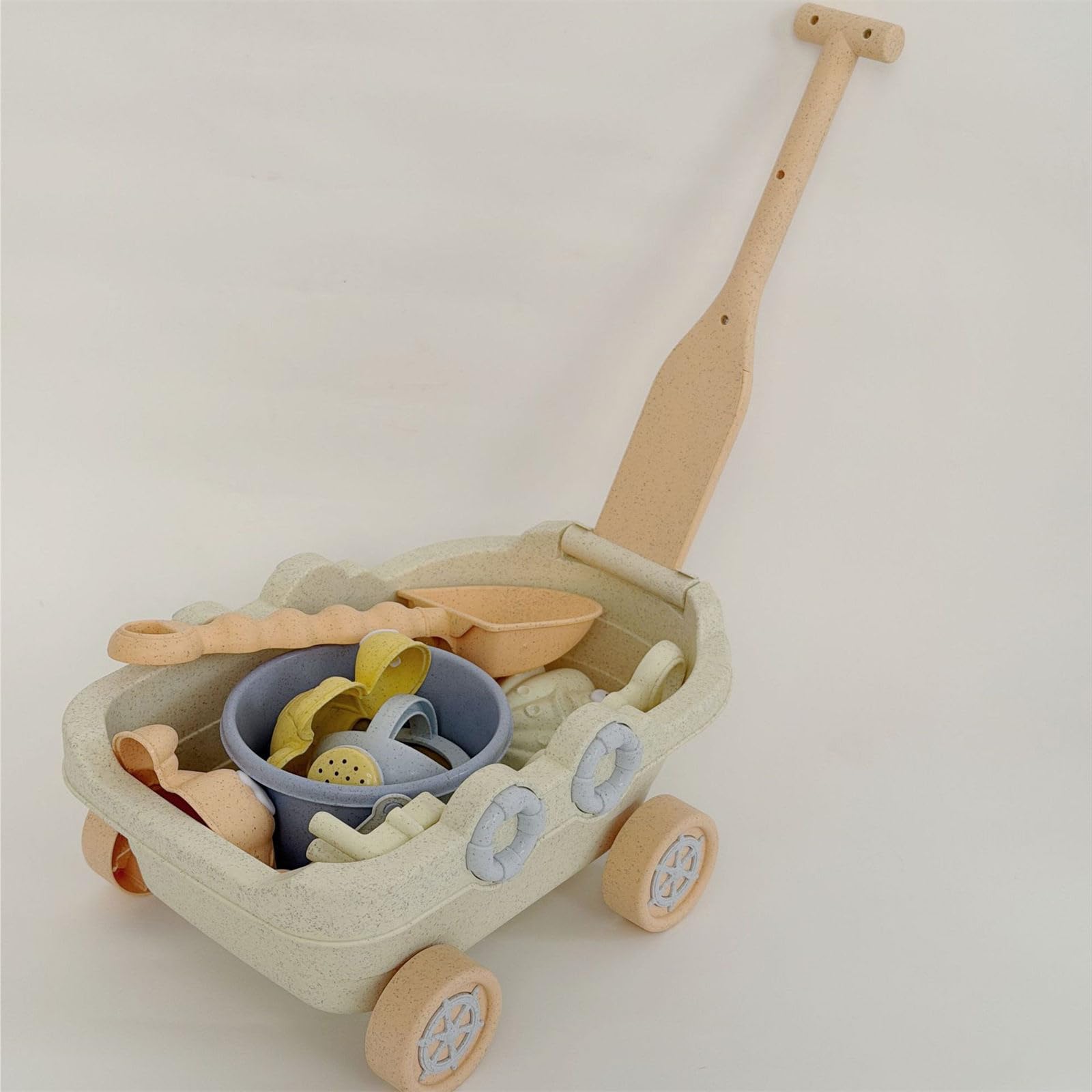 Set attività da Spiaggia per Bambini Robusti Oggetti da Gioco da Costruzione in ABS per Sabbia e Acqua Oggetti da Gioco con sabbiera dai Colori Vivaci Collezione Colorata Che Include Pala