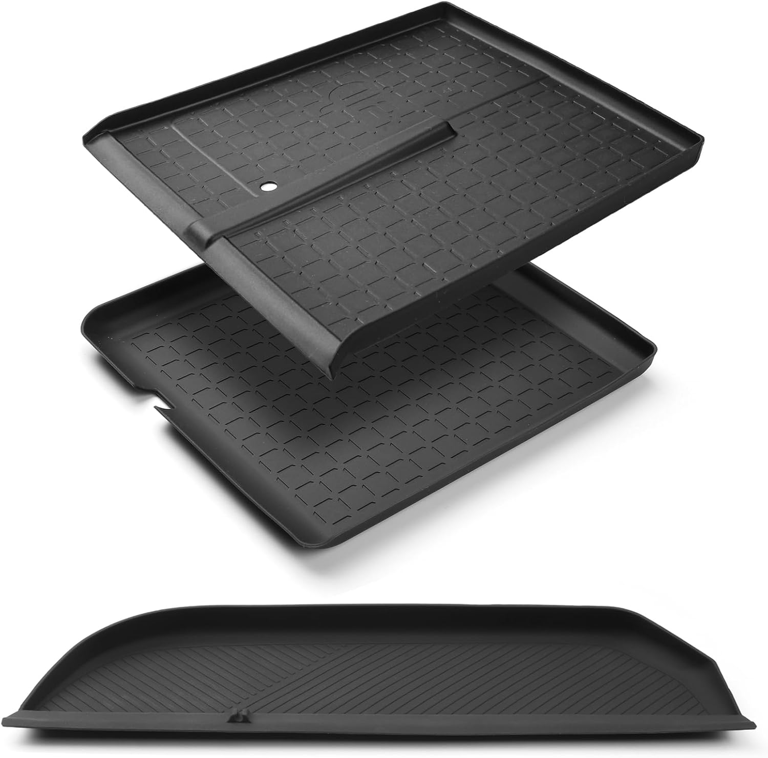 3pcs Compatible with Toyota RAV4 2026 Accessories Car Center Console Pad Tray Insert Charger Pad Center Console Organizer Set