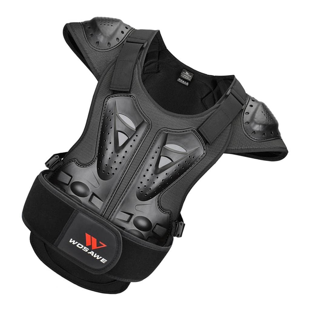 Motorcycle Motocross Body Protective Vest Jacket Back Chest Shoulder Armor L | Cycling | Helmets & Protective Gear | Protective Pads & Armor