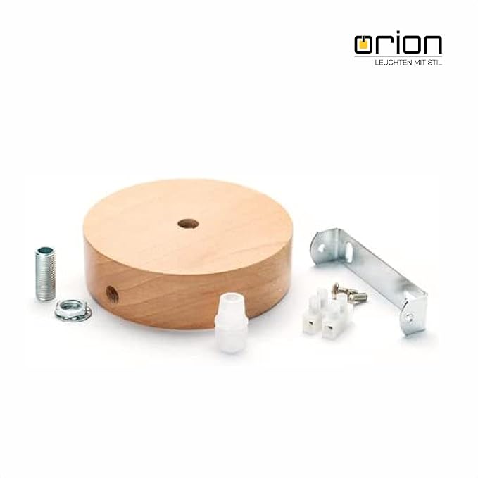 ORION LIGHTSTYLE Luifeldeksel (Ø 100 mm), hoogte 30 mm, luifel voor houten ophanging photo 3