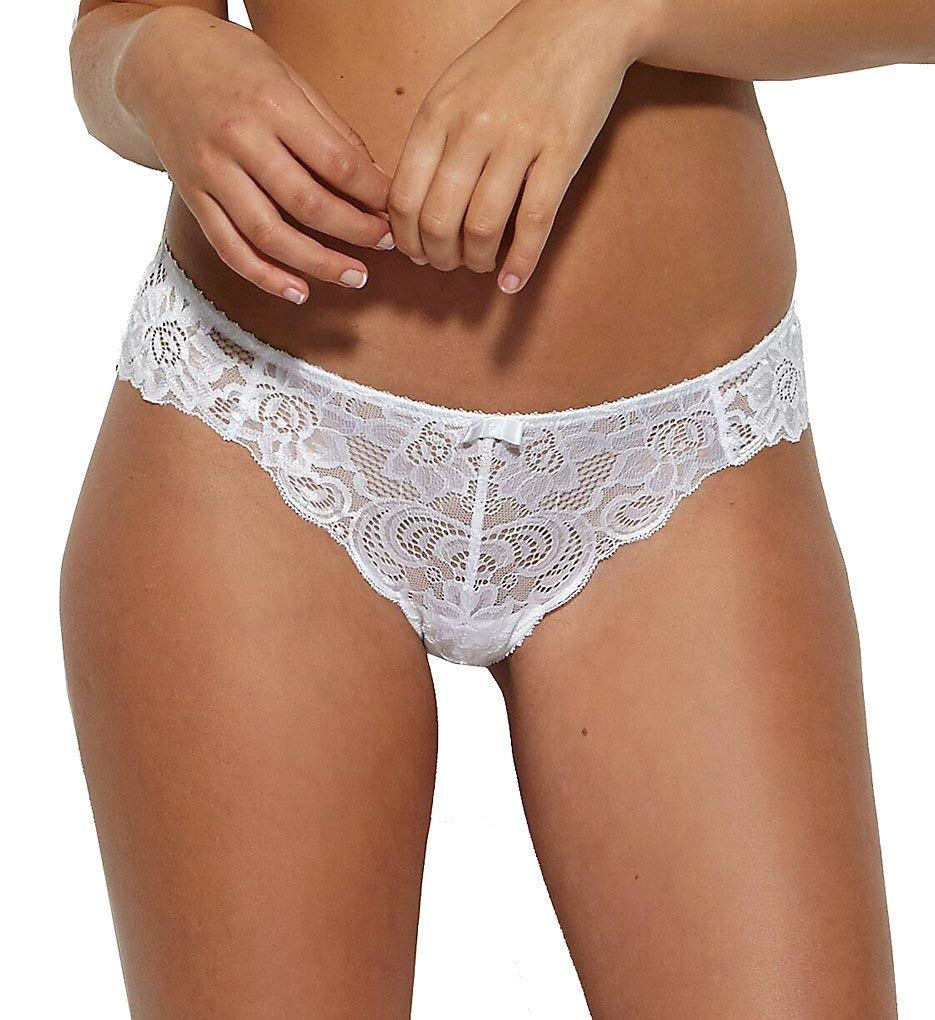 Gossard Women's White 11113 Gypsy Lace Knickers Panty Full Brief Xsmall