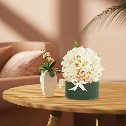 Miniatura 9 de VICASKY 10 piezas de espuma floral redonda de poliestireno artificial de flores secas y húmedas, bloques de espuma floral para arreglos de flores