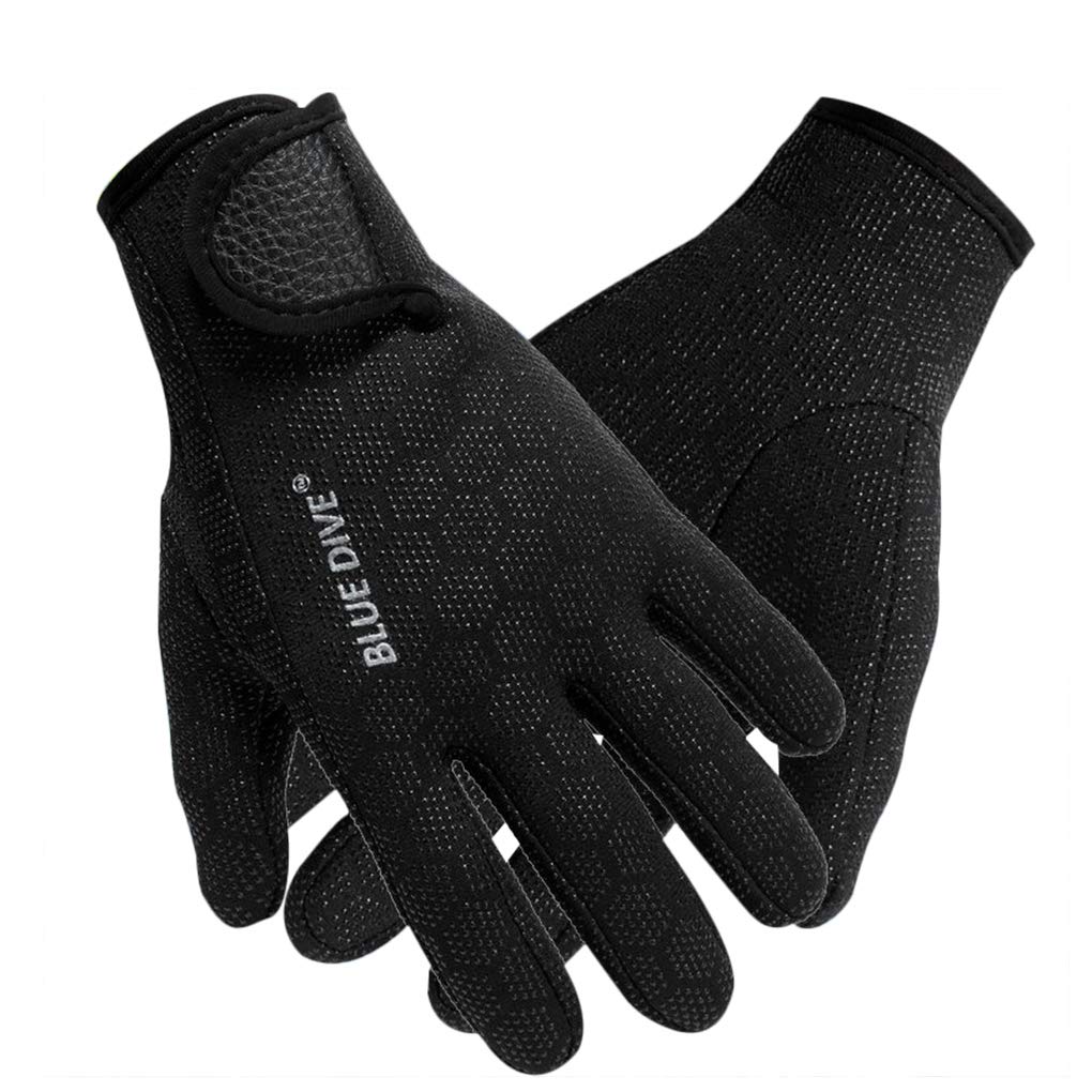 Gants de Plongée en Néoprène Anti-dérapant Thermique pour Plongée Sous-Marine Snorkeling Natation Gants Nautique Parfait pour Homme Gants de Sport Nautique Accessoirs pour Activités Aquatiques