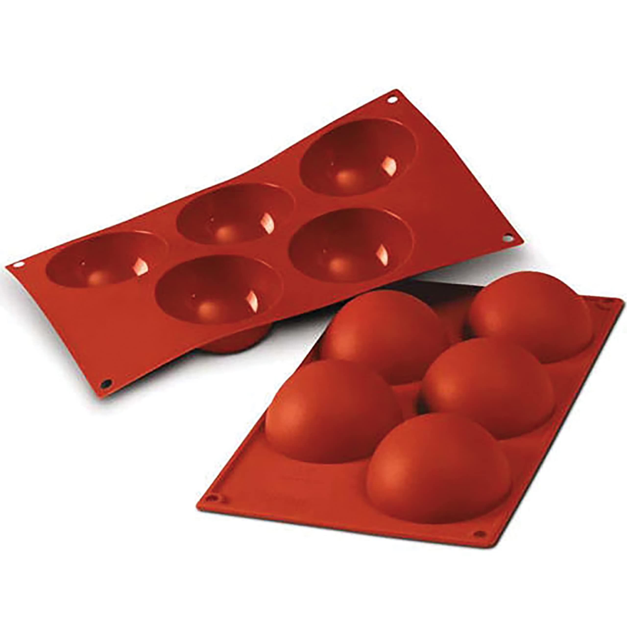 Louis Tellier Silikomart SF001 Half Sphere Mold with 5 Sections - Silicone, Silikomart by Louis Tellier