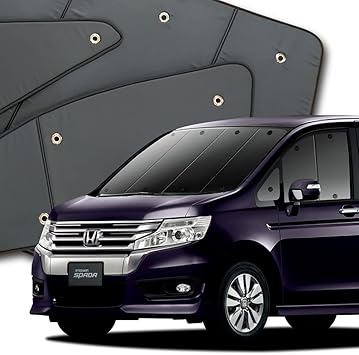 ショッピング人気 01s C007 Re 日本製 ステップワゴン スパーダ Rk 5系 カーテンいらず遮光防水 サンシェード リア用 車中泊 仮眠 盗難防止 燃費向上 新しい店のオファー Pnlp Sn