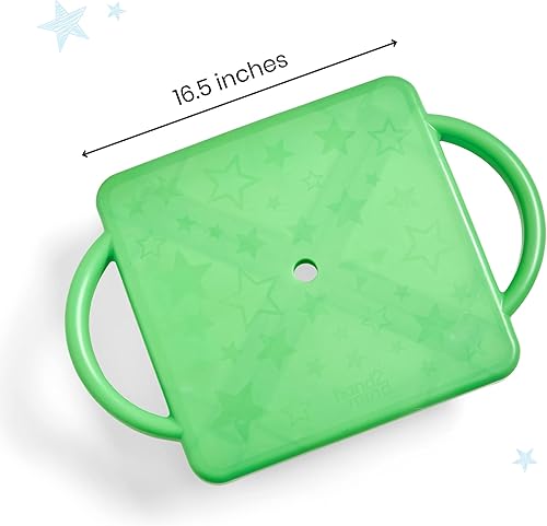 Miniatura 3 de hand2mind - Patinete verde para interiores con asas, patinetes de gimnasio para niños, juguetes de recreo, equipo de PE para escuela primaria,