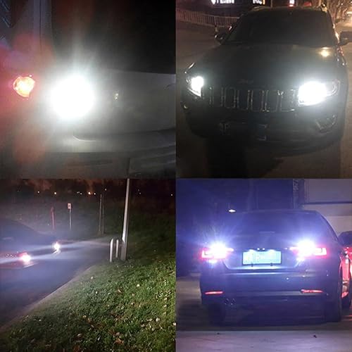 Miniatura 7 de El más nuevo 10-30 V Super brillante 4157 3057 3156 3157 bombillas LED para coche de respaldo reversa y freno de cola estacionamiento, blanco frío