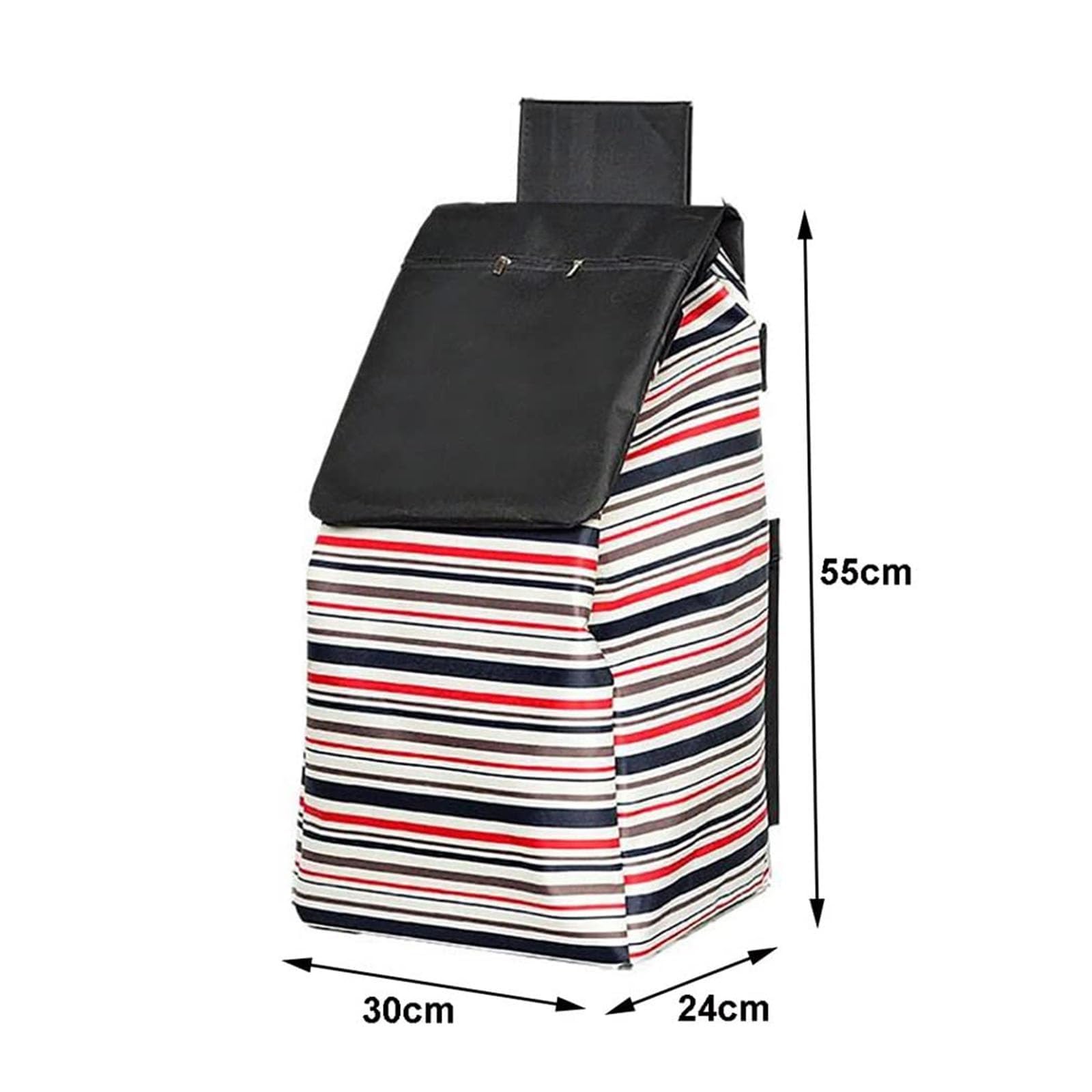 Bolsas para carrito de la compra de 40 L, bolsa de repuesto Oxford impermeable para carritos de comestibles, organizador de almacenamiento multifuncional para uso diario y accesorio de compra versátil