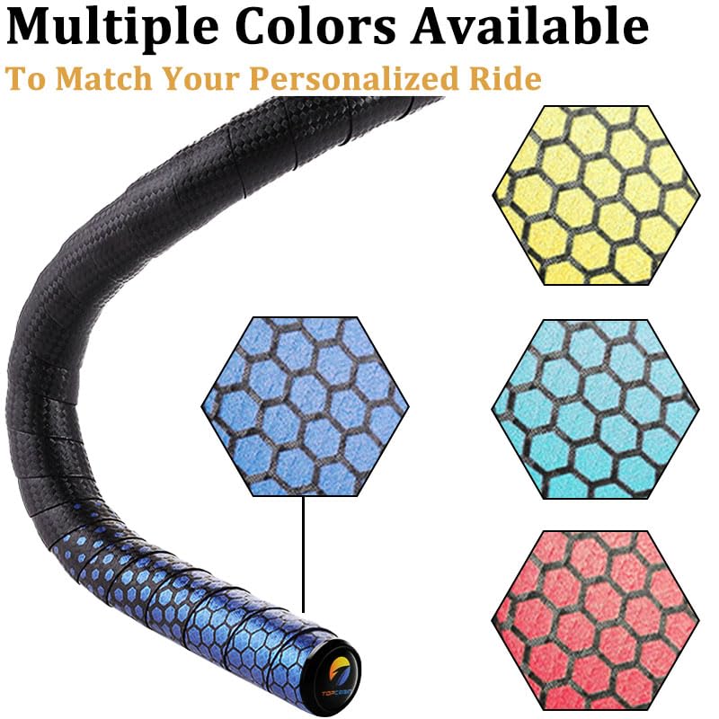 Miniatura 2 de Cinta de barra de bicicleta EVA Camouflage Series Comfort Road Bike Handlebar Cinta de barra de bicicleta con tapones de extremo de barra, 2 rollos