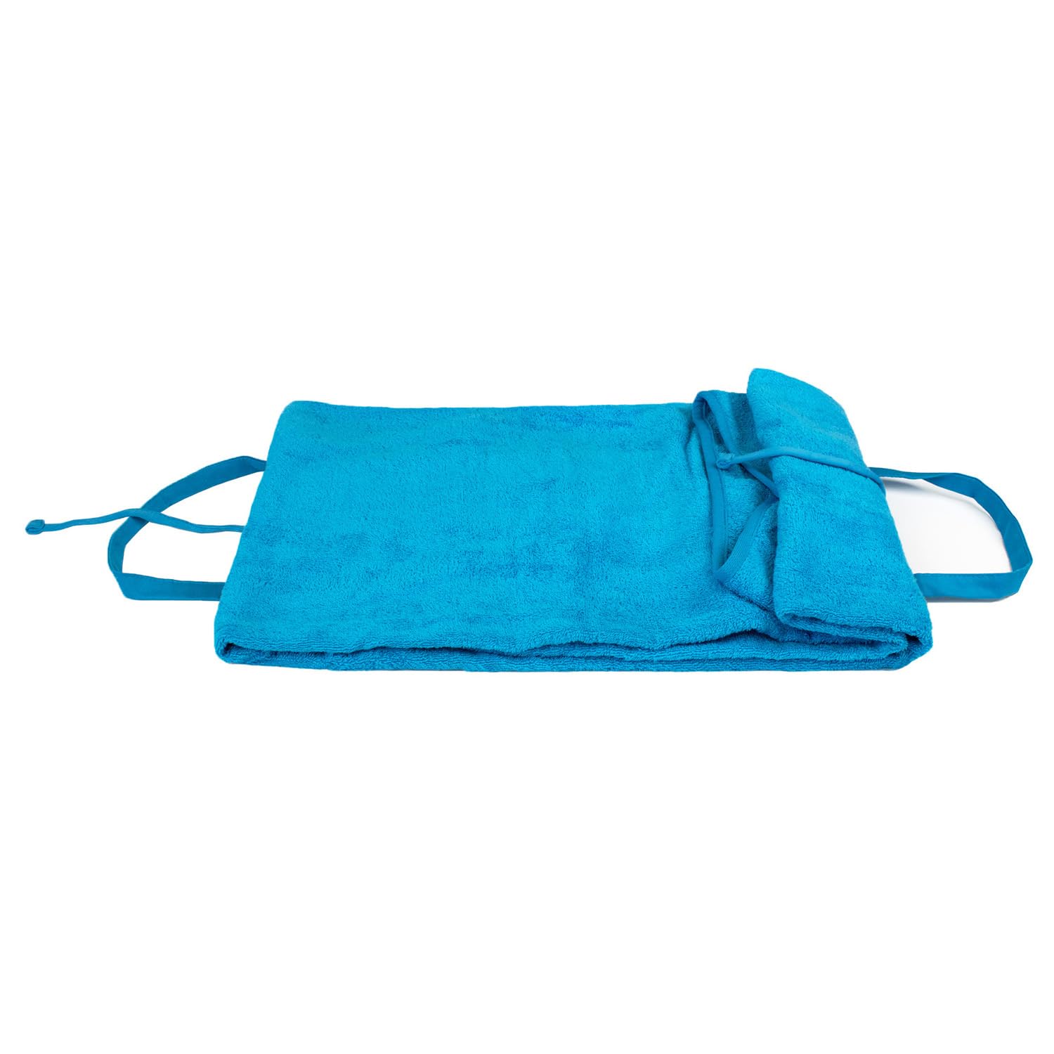 Delindo Lifestyle® MIAMI - Cuscino per sdraio da spiaggia, in spugna, con tasche e cuscini, pieghevole, in 100% cotone, 80 x 180 cm