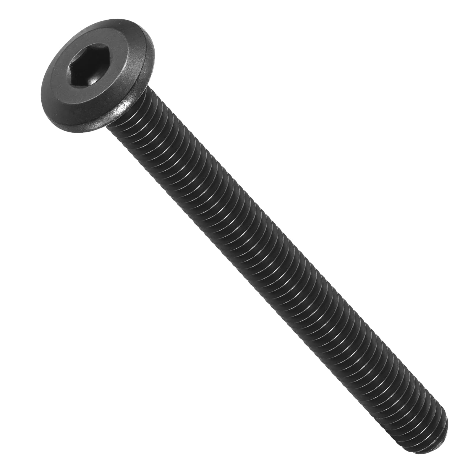 METALLIXITY Flat Head Hex Socket Cap Screws Bolts(M6-1x60) 12Pcs, 304 Stainless Steel Hex Socket Furniture Bolts Screws