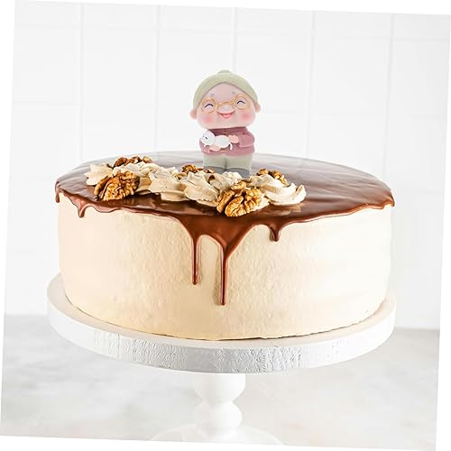 Miniatura 9 de Estatuilla de novia y novio, escultura de boda, pareja, aniversario, pastel, decoración de comedor para mesa, figuras de pareja de ancianos,