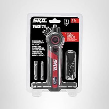 SKIL Twist 2.0 Rechargeable 4V Screwdriver with Pivoting