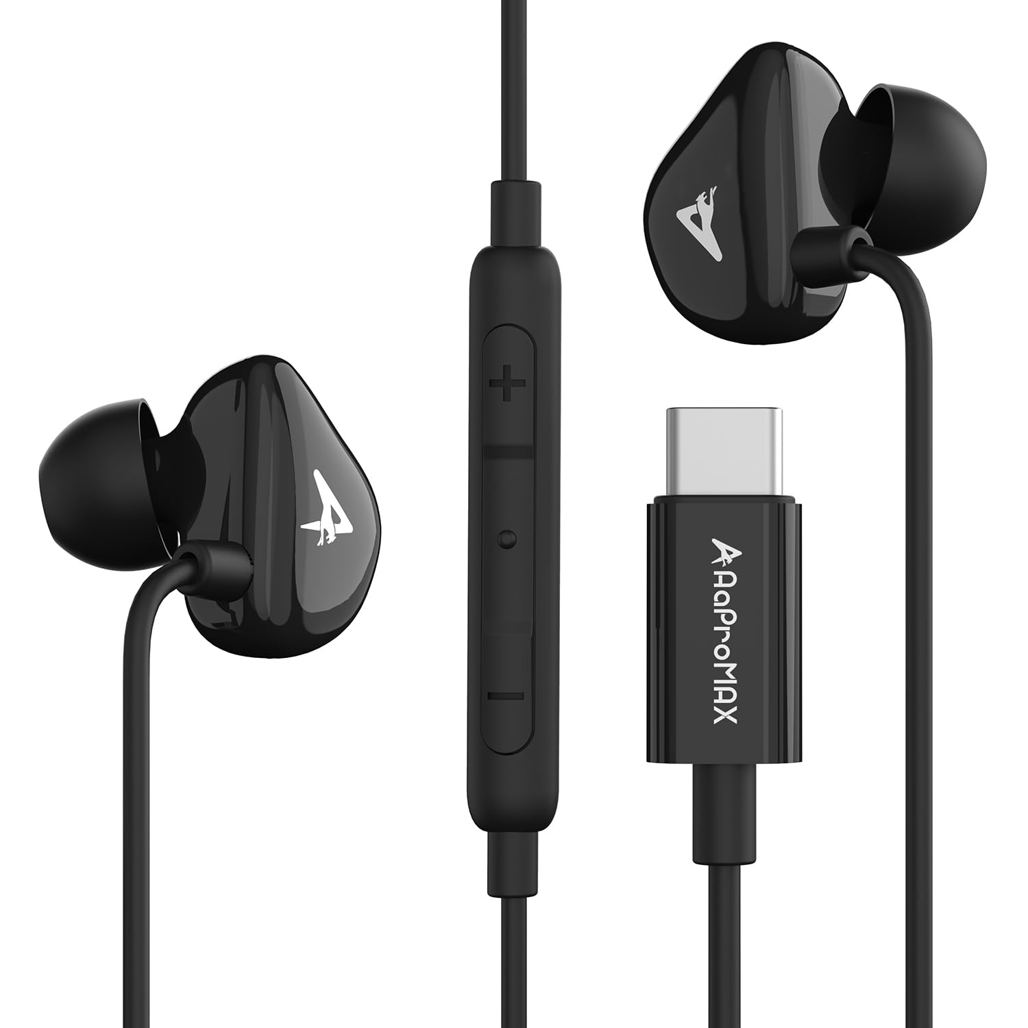 USB C Headphones, Type C Earphones for iPhone 16 Pro Max/15/iPad Samsung Galaxy S20 S21 S22 S23 S24 FE Ultra Wired Earbuds Microphone for Android