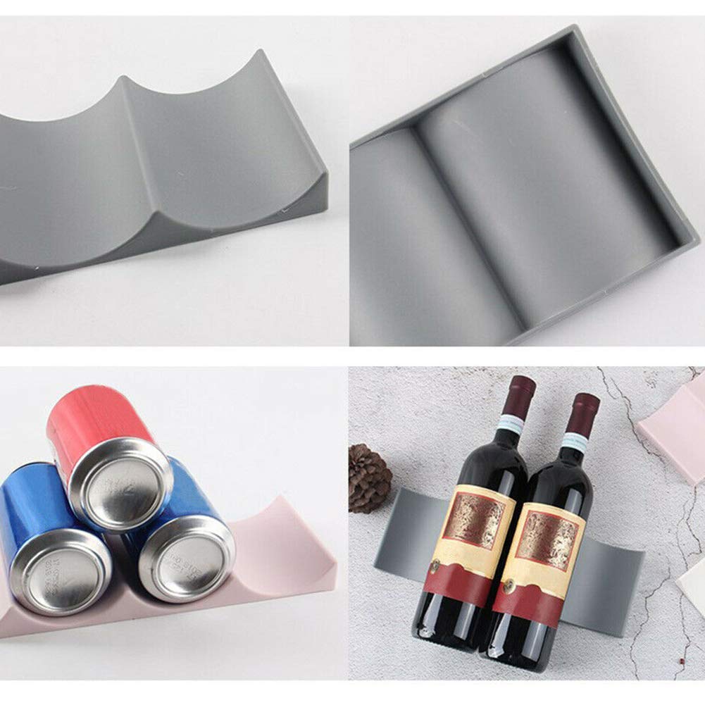 Porte-bouteille En Plastique Antidérapant Pour Vin Rouge Style Européen Pour Comptoir De Cuisine Garde-Manger Réfrigérateur