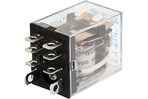 Uxcell JQX-13F 12V Coil 8-Pin DPDT Power Relay