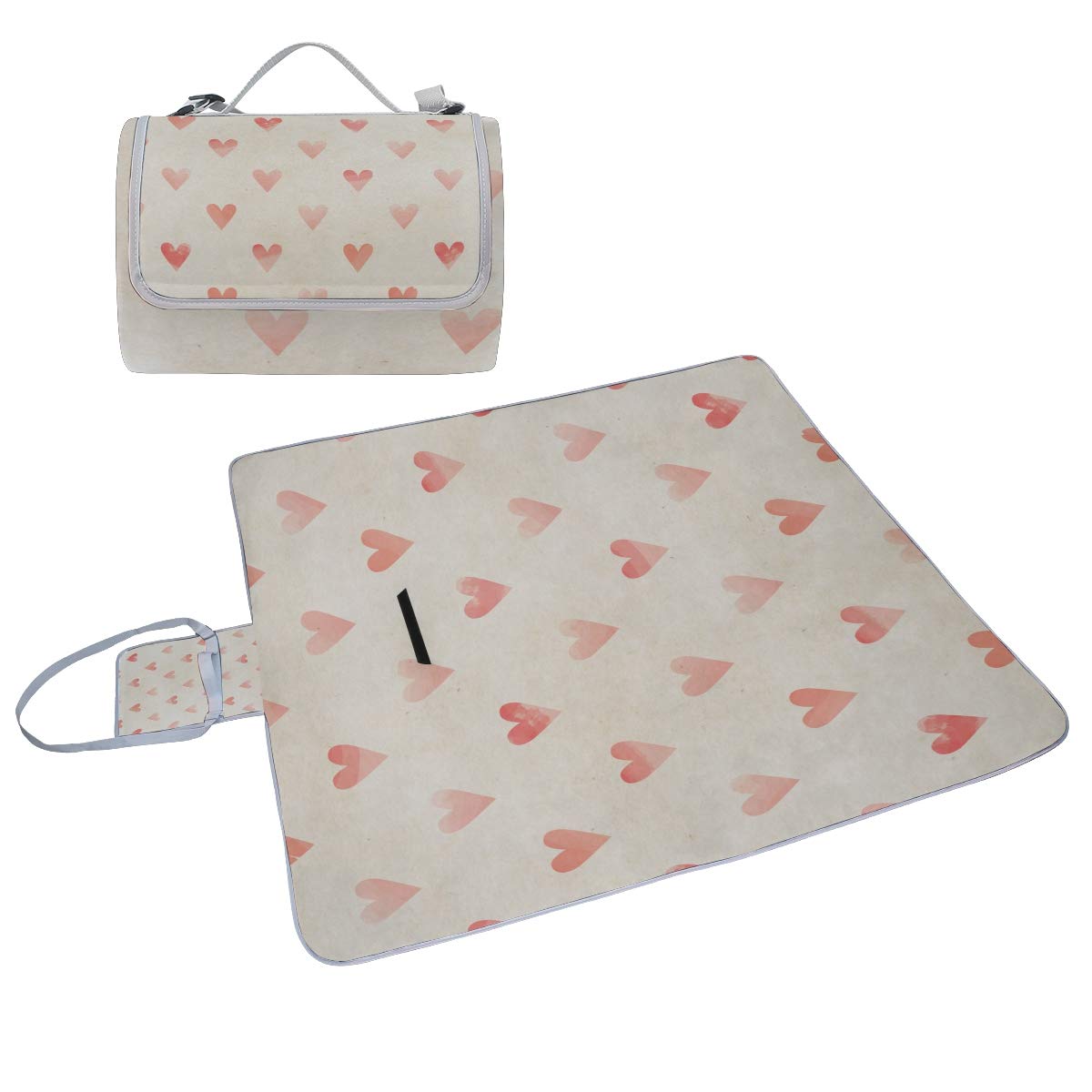 Amazon | KWESG レジャーシート ハート型 ピクニック 折りたたみ 撥水  