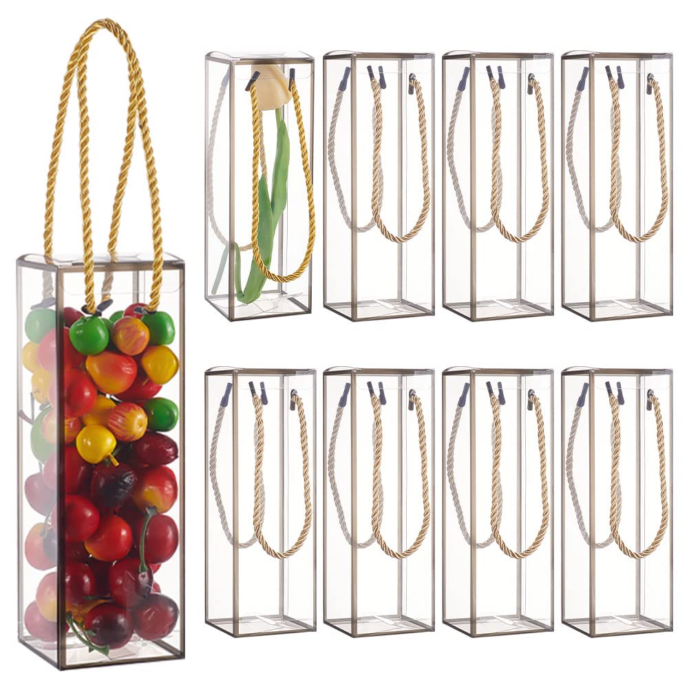 BENECREAT 40 Scatole Trasparenti Per Bomboniere: In PVC, 10x5x5 Cm, Rettangolari, Fai Da Te - 2