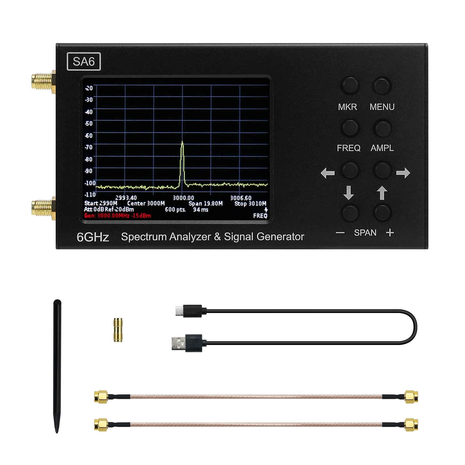 SA6 6GHz Spektrumanalysator SignalGenerator RF Signalquelle