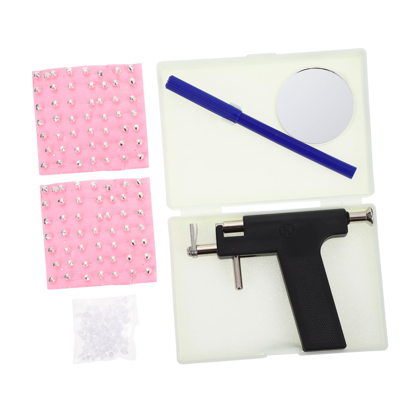 Didiseaon Stainless Steel Kit for Piercings Ear Tool Set Earrings Safety Ear Kit Tool