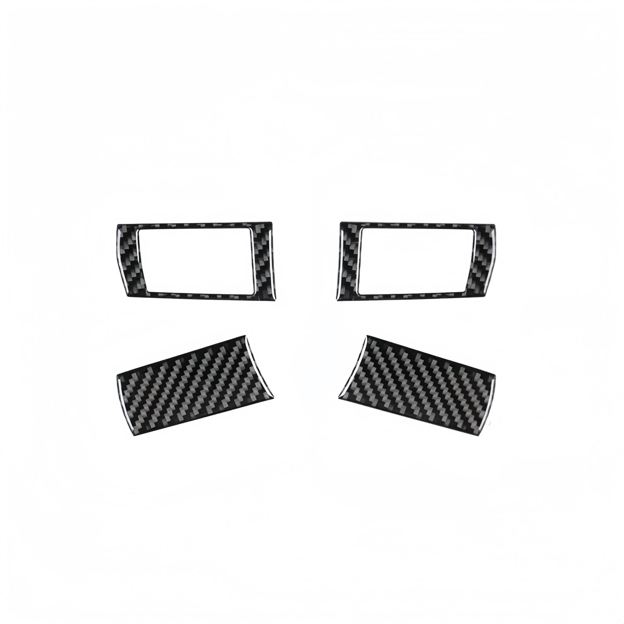 Car Steering Wheel Button Decoration Cover Trim Sticker for Dodge for Challenger 2008-2014(A)
