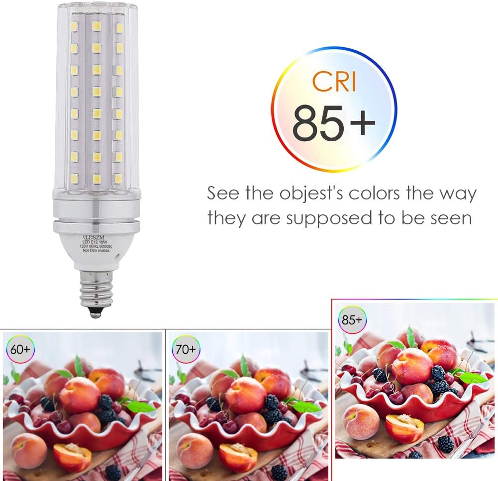 80% оƒƒ Dіѕсоunt E12 LED Bulbs, 16W LED Candelabra Bulb 120 Watt Equivalent, 1400lm, Decorative Candelabra Base E12 Corn Non-Dimmable LED Chandelier Bulbs Daylight Deluxe6000K LED Lamp, Pack of 4 Blасk Frіdау - 50% оƒƒ E12 LED Bulbs, 16W LED Candelabra Bulb 120 Watt Equivalent, 1400lm, Decorative Candelabra Base E12 Corn Non-Dimmable LED Chandelier Bulbs Daylight Deluxe6000K LED Lamp, Pack of 4