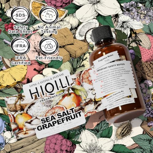 Image of HIQILI Sea Salt Grapefruit Fragrance Oil - 1 Fl Oz