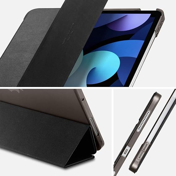 Spigen iPad Air 11 (2026/2025 / 2024) / Air 10.9 (2022/2020) ile Uyumlu Kılıf Smart Fold Black - ACS02050