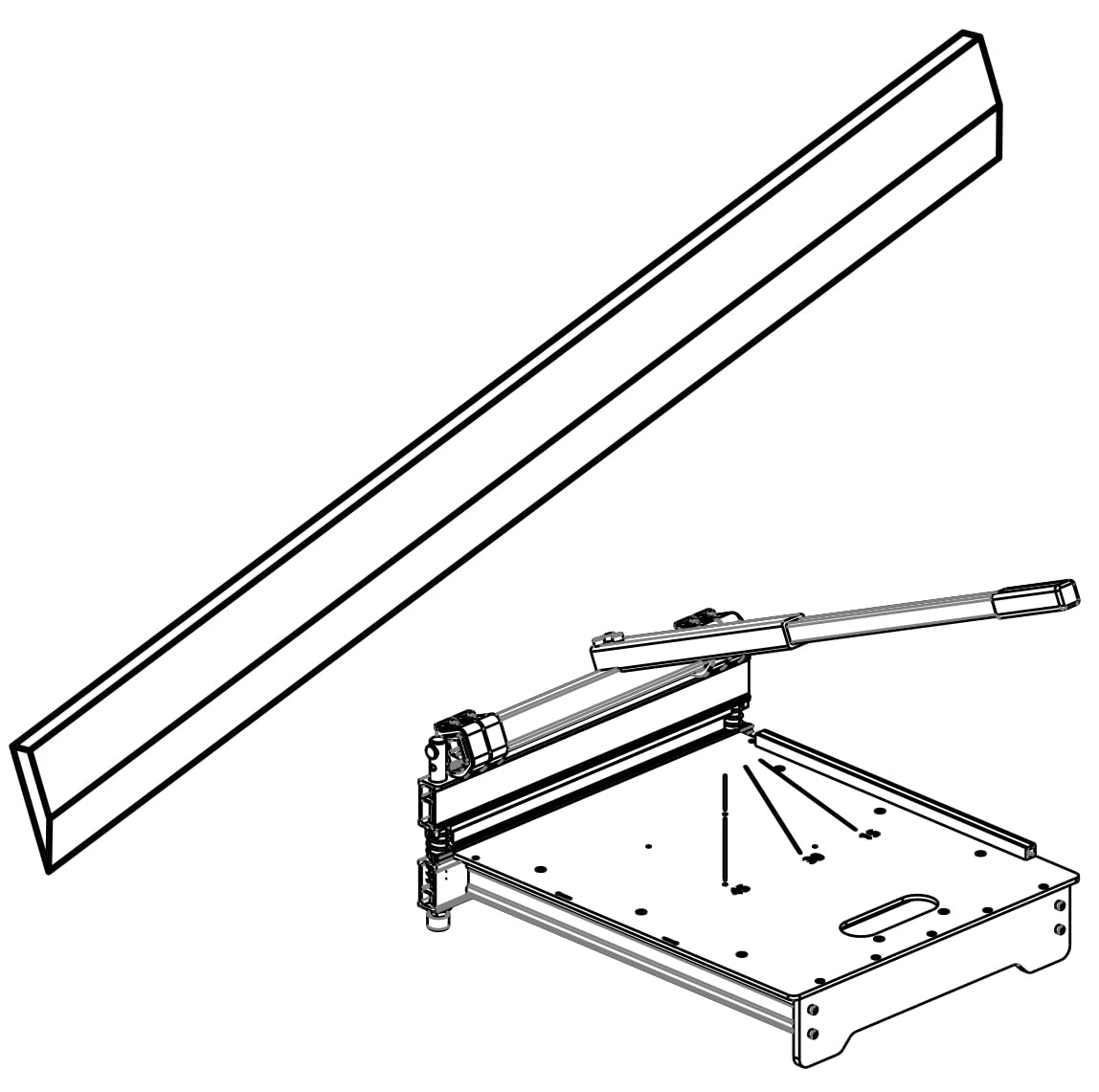 Mantistol 18 Inch Sharp Tungsten Steel Blade For Flooring Cutter Md-460