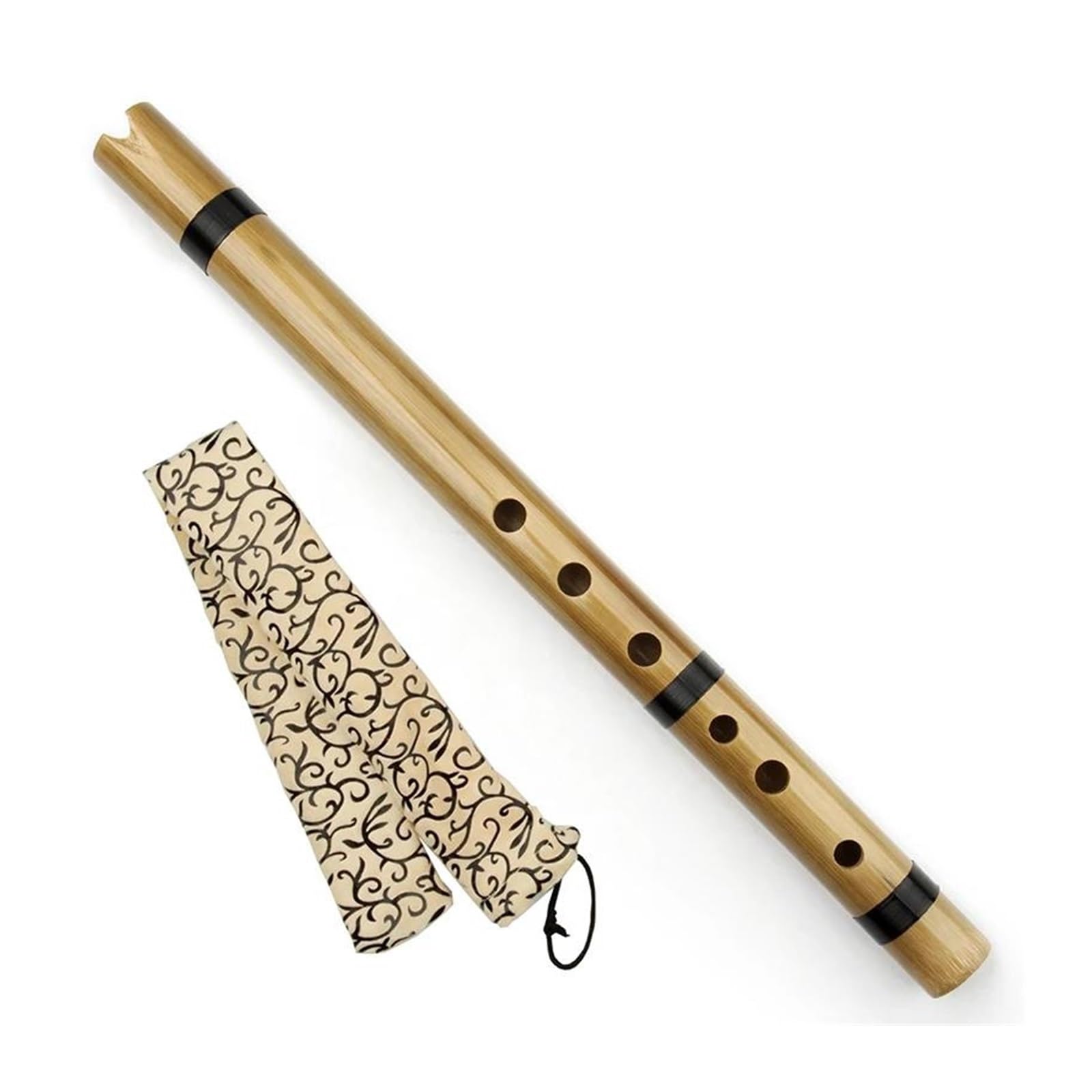 Amazon | 竹笛 6穴 竹製フルート Gキー/Aキー 縦型 南部