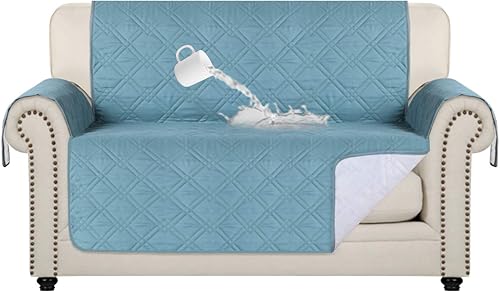 Miniatura 1 de Fundas de sofá 100 % impermeables para mascotas, protector de muebles antideslizante, repelente al agua, para perros, evita manchas, funda de sofá