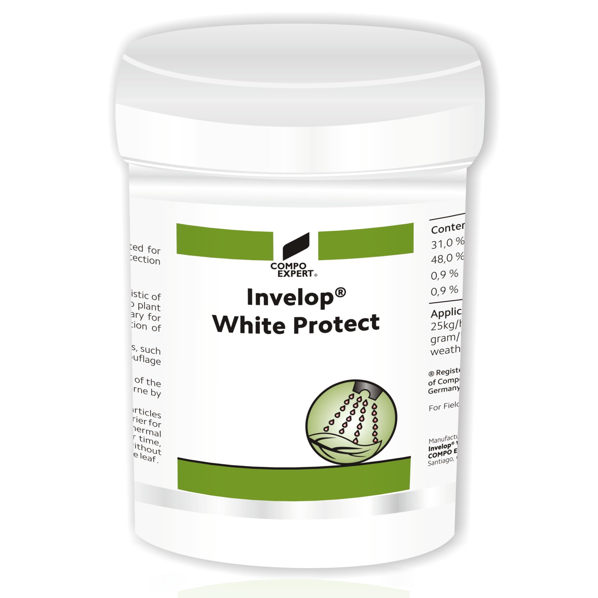 Compo Expert Invelop® White Protect – Natural Sunburn Shield for Kitchen Gardens & Orchards | Talc E553b-Based Foliar Spray | Protects Fruits, Vegetables & Plants from Heat Stress | 250g-image-36