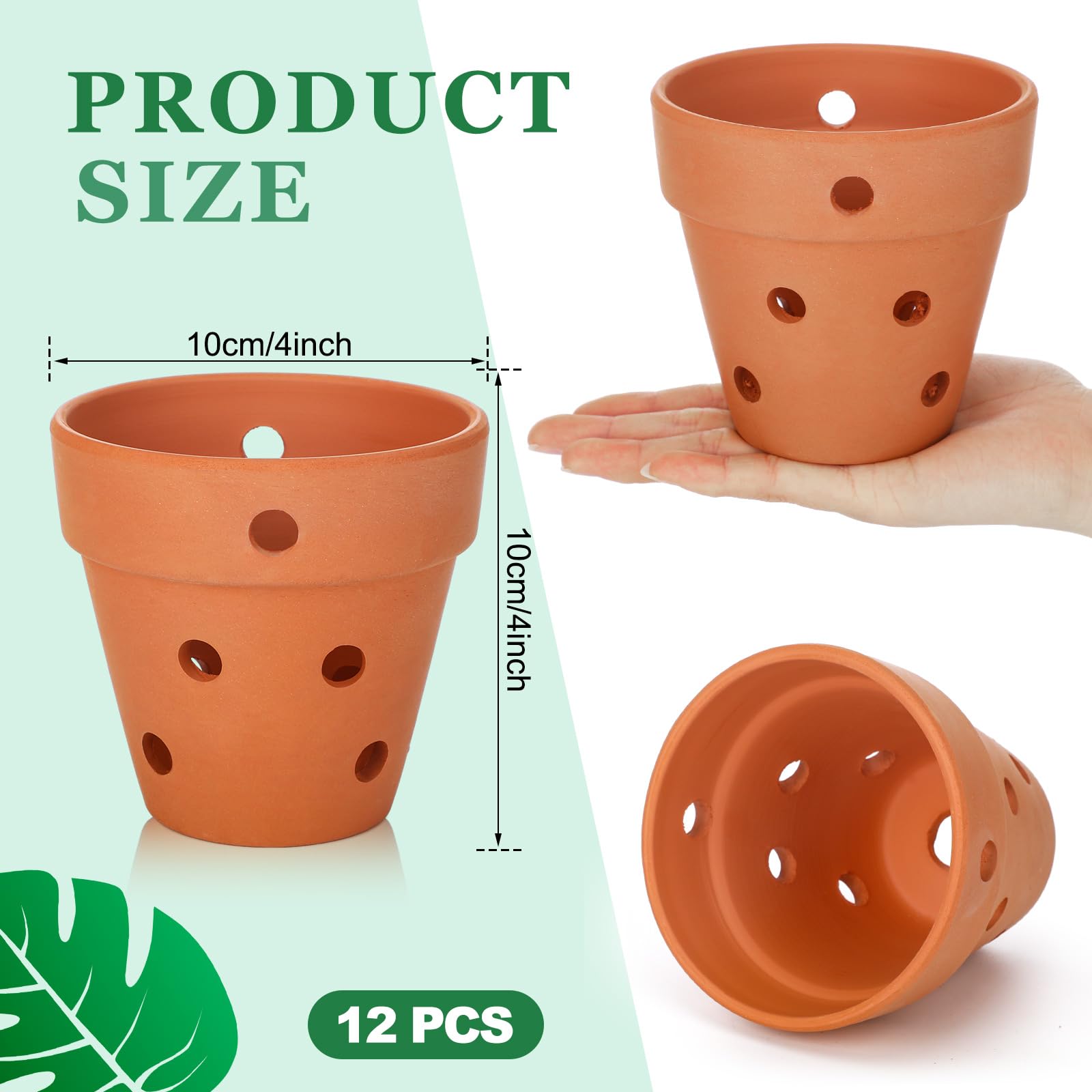 Amazon.com: FoldTier 12 Pcs 4 Inch Terracotta Orchid Pot with