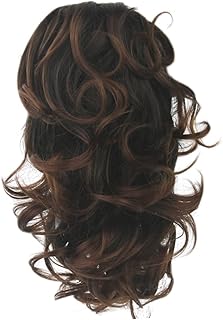 FRCOLOR 1Pc Perucas De Rabo De Cavalo Perucas Naturais Peruca De Cabelo Humano Encaracolado Clipe De Rabo De Cavalo Peruca De Rabo De Cavalo Garra Peruca Rabo De Cavalo Peruca De Rabo De