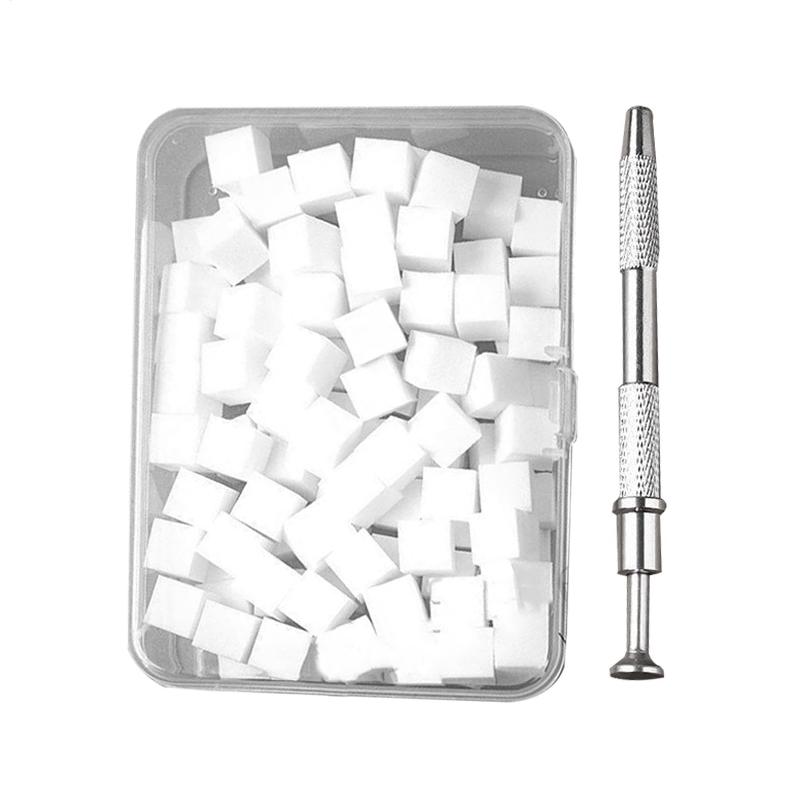 Ancsttu ネイルペインティングスポンジ、ソフトネイルスポンジ | 100個のネイルデザインをつかむペンでスポンジ - 恋人、友人、家族向けの便利なポーランドの転送ツール