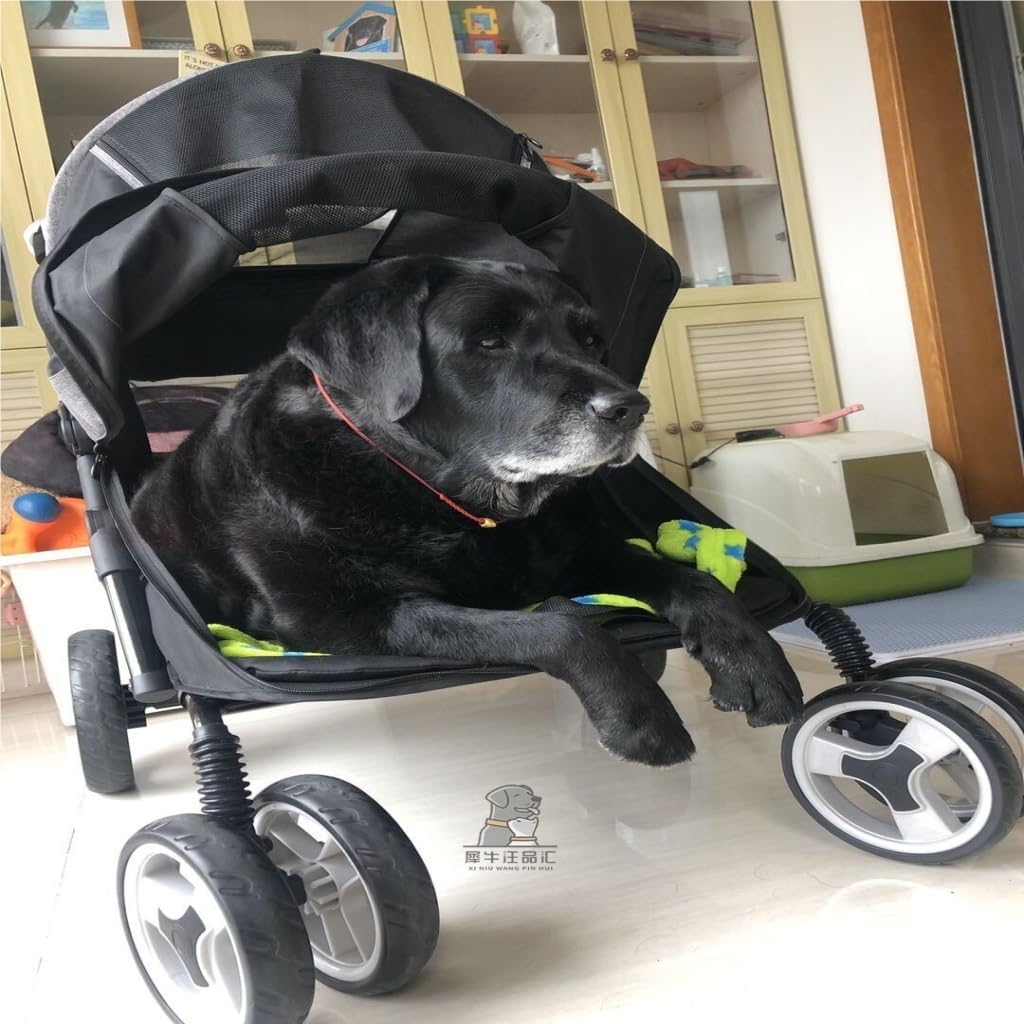 Pet Strollers Pet Stroller Lightweight Foldable Pet Stroller Dog And Cat Stroller Outdoor Lightweight Pet Stroller Pet Stroller Medium(Blue)