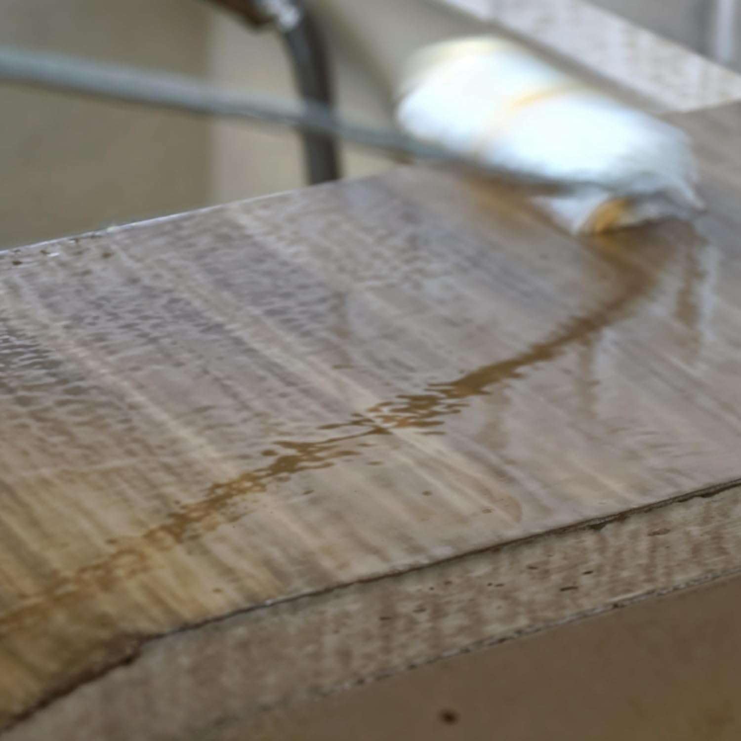 Bianca Stella Wasserbasiert Glänzend Flüssigglas 500ml Klarlack Versiegelung für Holz Metall Fliesen